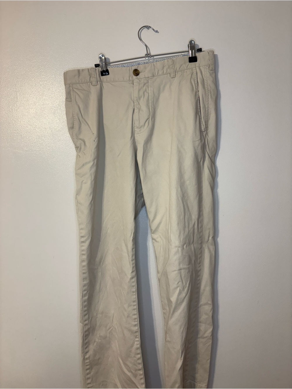 Southern Tide Cream Chino Pants - Slim Casual Trousers